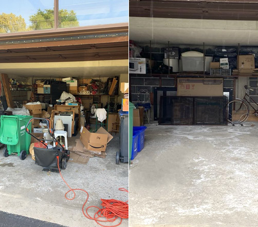 Before and after expert professional organizers